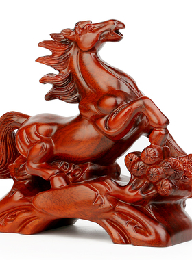 马到成功中式风十二生肖工艺品