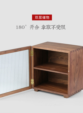 胡桃木紫砂壶摆放桌面小家具