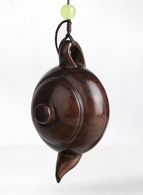 把把壶手把件木质小壶摆件