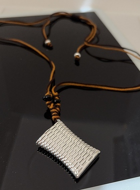 2025新款拉丝水瓶水桶项链