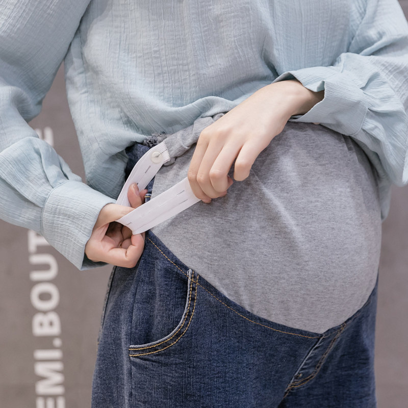 孕之彩孕妇直筒百搭秋季新款休闲裤 孕之彩服饰孕妇直筒裤