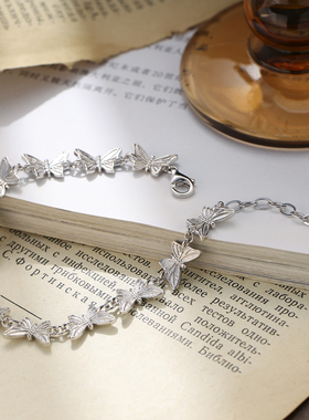 S925银情侣手链手饰送礼物