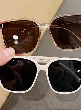 儿童时尚潮款眼镜男孩女童太阳镜个性大框男宝宝防墨镜拍照 黑色