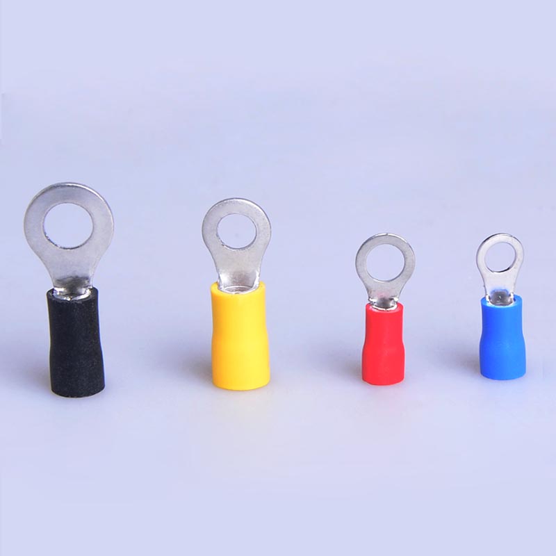 厂家直销铜鼻子 标准厚 冷压端子RV2.5-6圆形接线端头 1000只/包 - 图1