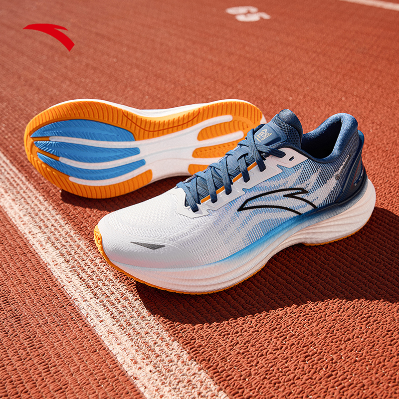 安踏创跑5代SE氮科技入门缓震竞训跑步鞋男秋季新款慢跑运动鞋男 - 图0