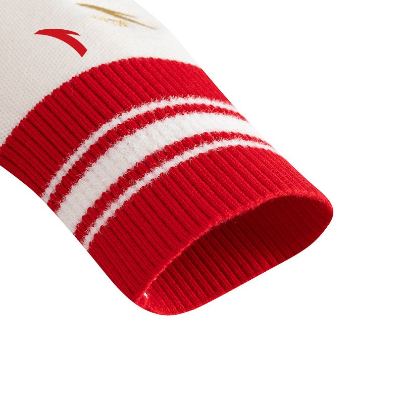 安踏好事发生丨新年红色圆领开衫毛衣女款冬季休闲外套162518734,淘宝优惠券,粉丝福利购,淘宝优惠卷