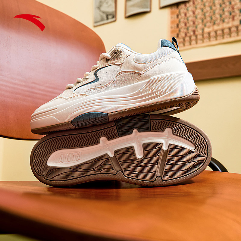 安踏PG7厚底舒适板鞋男冬季新款低帮潮流运动鞋百搭男鞋112538079,淘宝优惠券,粉丝福利购,淘宝优惠卷