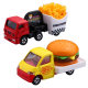 Domeka hamburger fries food transport alloy car mold