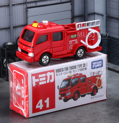 TOMY多美卡1指挥41灭火106号108云梯119救护消防合金车模玩具男孩 - 图2
