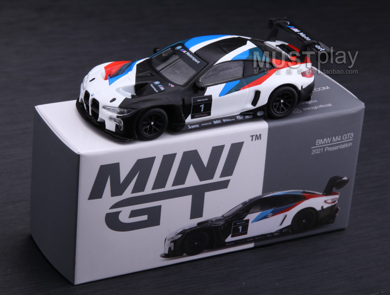 MINIGT 507保时捷911敞篷跑车347 394宝马M4 GT3 1:64合金车模型 - 图2