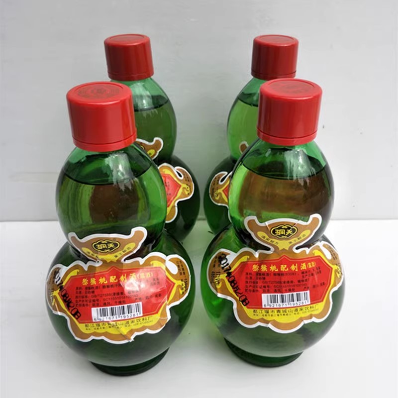 都江堰青城山特产洞天乳酒240ml/瓶装红心猕猴桃17度果酒道家乳酒 - 图0