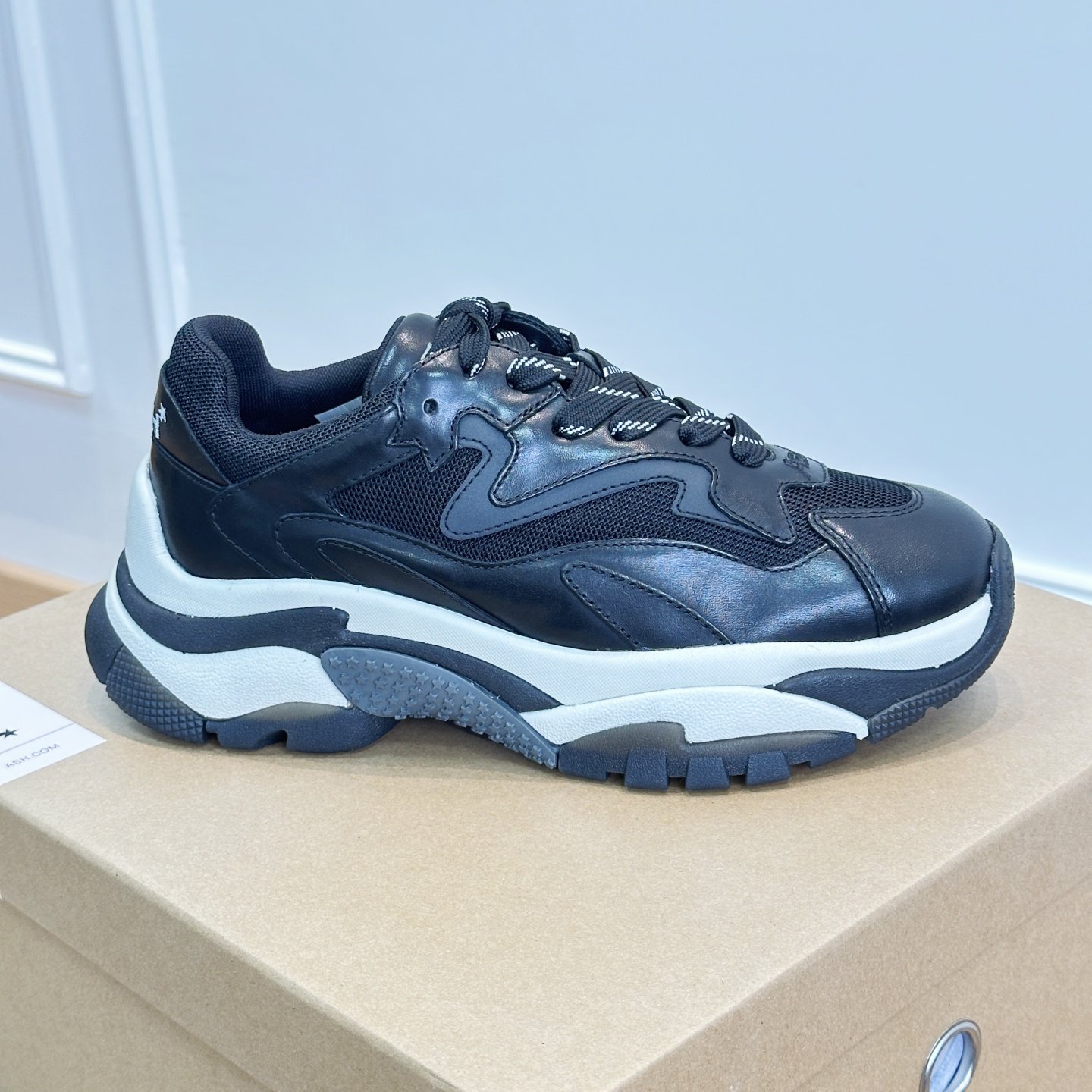 ASH男鞋厚底增高机甲老爹鞋轻量化舒适休闲运动鞋AN140L40054,淘宝优惠券,粉丝福利购,淘宝优惠卷