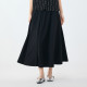 ສີ່ທາງ elastic, zipper deconstructed, versatile A-line skirt