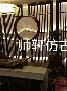 门窗玄关隔断仿古东阳木雕可定制