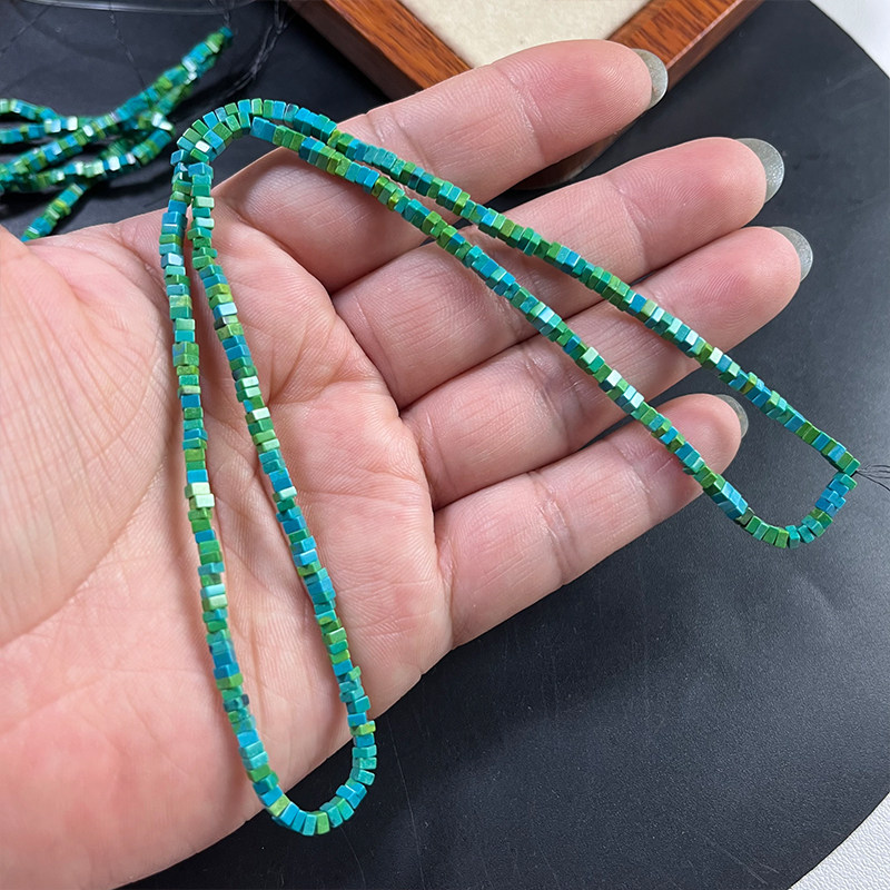 优化松石一条2.4mm*1mm半成品散珠极细DIY手链项链配珠隔珠半成品,淘宝优惠券,粉丝福利购,淘宝优惠卷