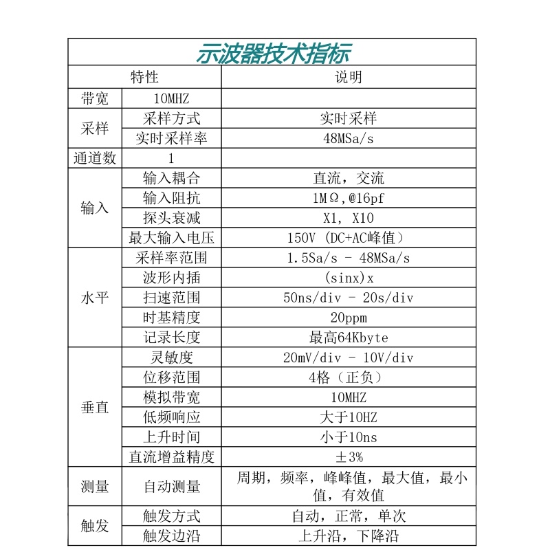 众仪全新彩屏手持数字示波万用表ZT-702S示波器二合一多功能测量 - 图3