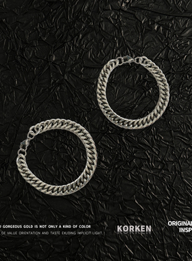 KORKEN高街嘻哈男女通用钛钢手链