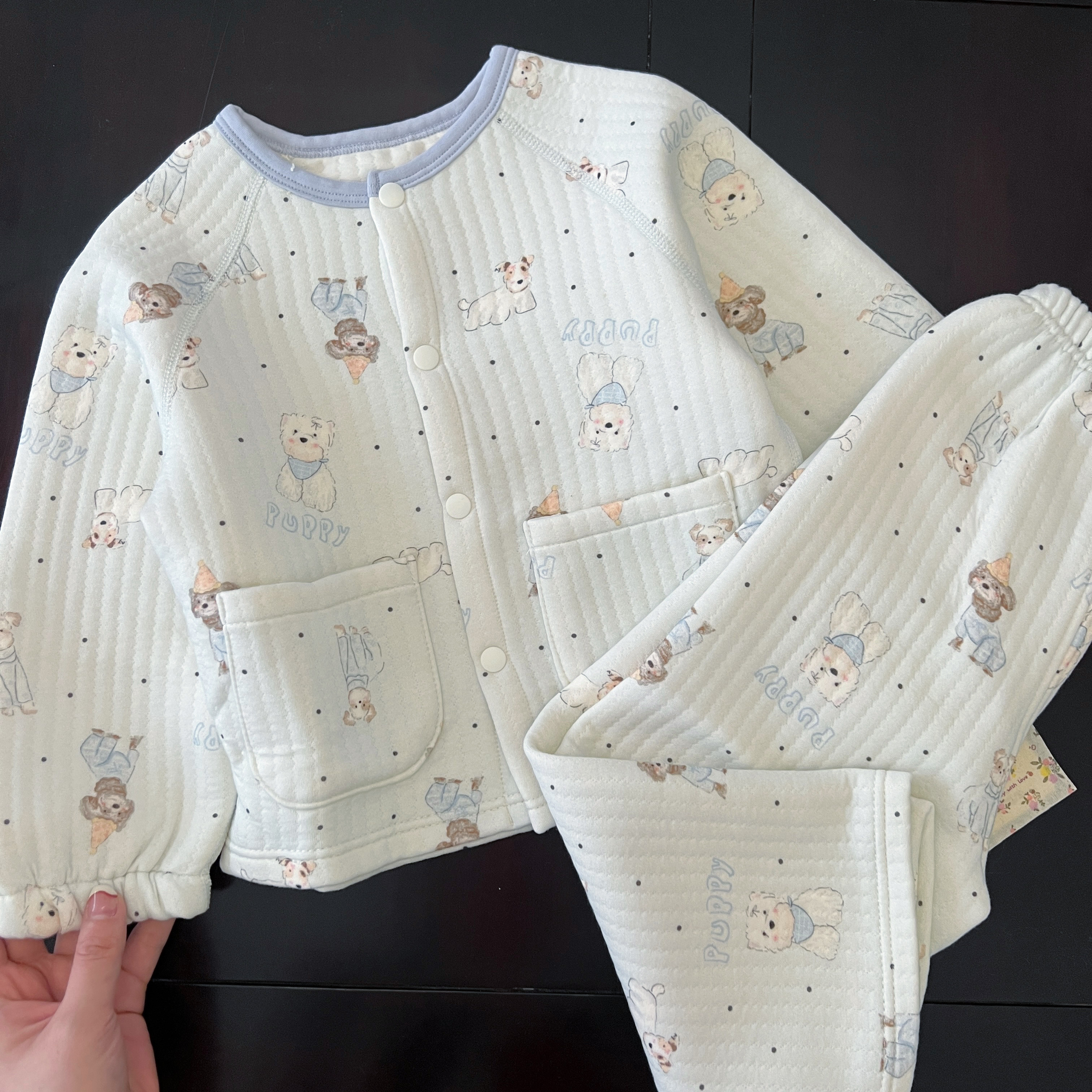 亲子儿童睡衣男女孩宝宝家居服套装空气纯棉长袖秋冬季款保暖内衣,淘宝优惠券,粉丝福利购,淘宝优惠卷