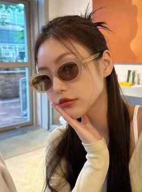 2023新款KRISTENR椭圆形墨镜女