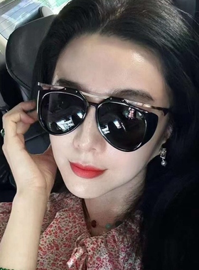 天使之微眼镜 高质 宋佳同款墨镜女豹纹色个性潮牌太阳眼镜SLM137