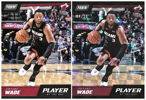 [IR] Звездная карта NBA Panini Dwan de Huaien Wade Dwyane Wade Putca