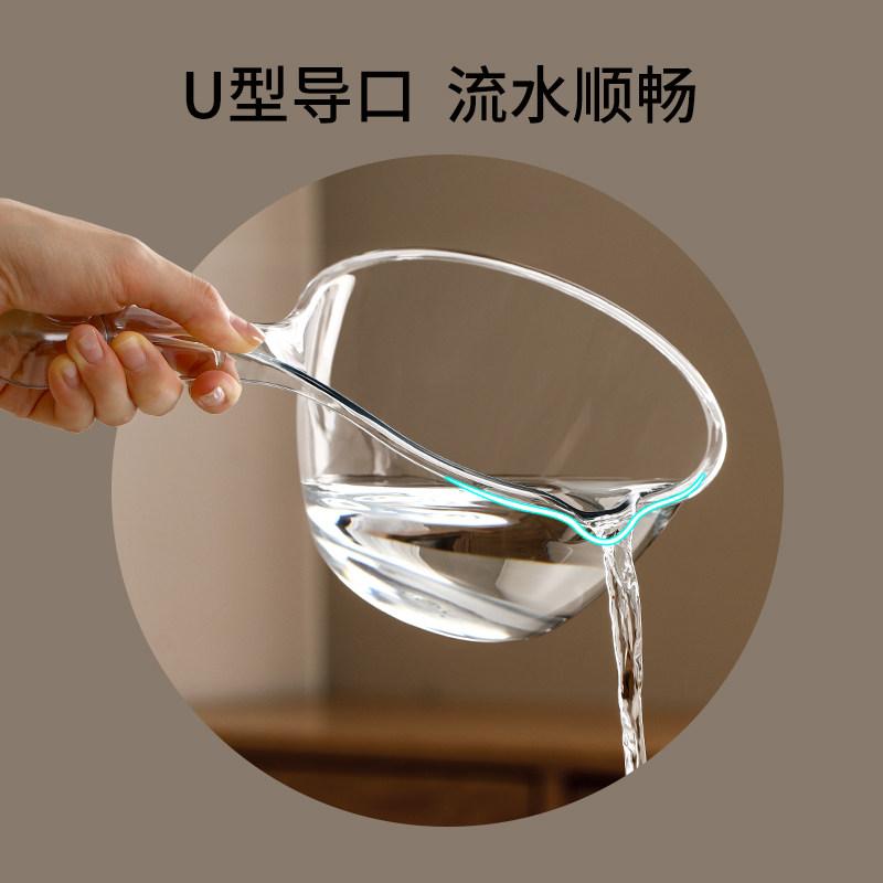 FaSoLa塑料舀水瓢家用高颜值透明舀水勺厨房加深加厚防摔洗头勺子,淘宝优惠券,粉丝福利购,淘宝优惠卷