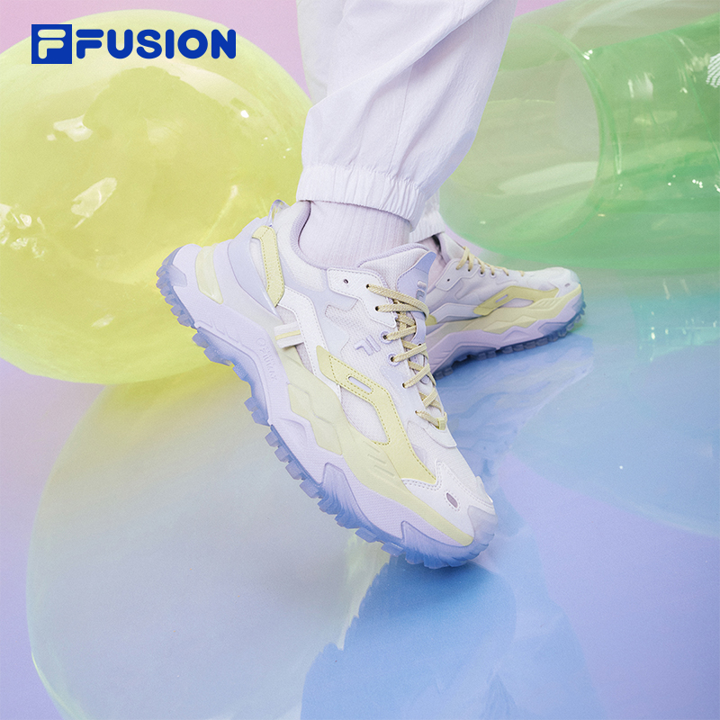 FILA FUSION斐乐女鞋老爹鞋2024夏季新款硬糖鞋跑步鞋休闲鞋厚底