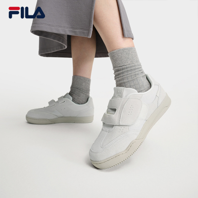 FILA斐乐女鞋板鞋贴贴鞋德训鞋运动鞋休闲鞋轻便百搭魔术贴小白鞋