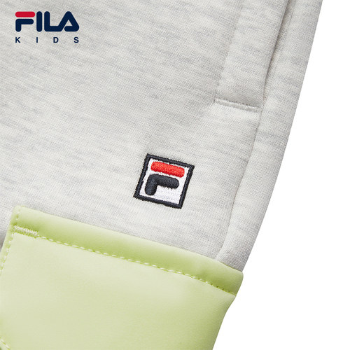 FILA KIDS斐乐童装男小童长裤2026春新款儿童加绒宽松休闲针织裤 - 图2