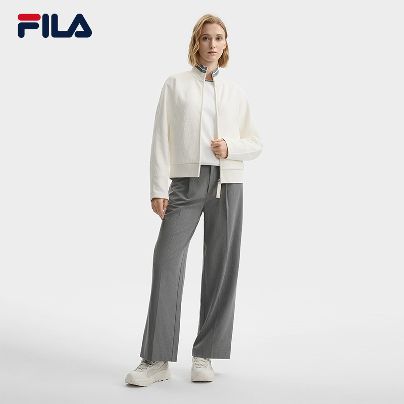 FILA Emerald斐乐女士针织长袖外套2025冬季新款时尚休闲宽松上衣,淘宝优惠券,粉丝福利购,淘宝优惠卷