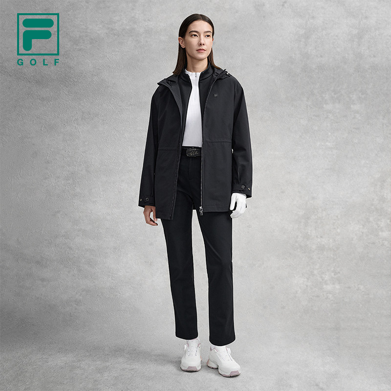 FILA斐乐官方女上衣两件套26春新高尔夫运动防泼水保暖可收腰外套,淘宝优惠券,粉丝福利购,淘宝优惠卷