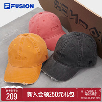 FILA FUSION File Tide Cards Lovers Baseball Caps 2023 Winter New Fashion sun hat Ducal Tongue Cap