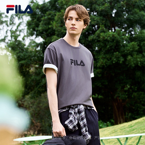 斐乐休闲凉感纯棉短袖T恤