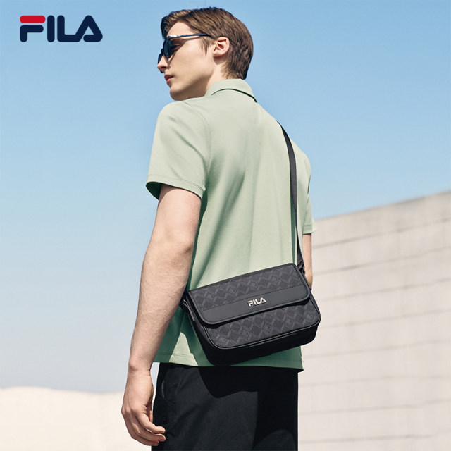 FILA Men's Black Warrior Presbyopic Shoulder Bag