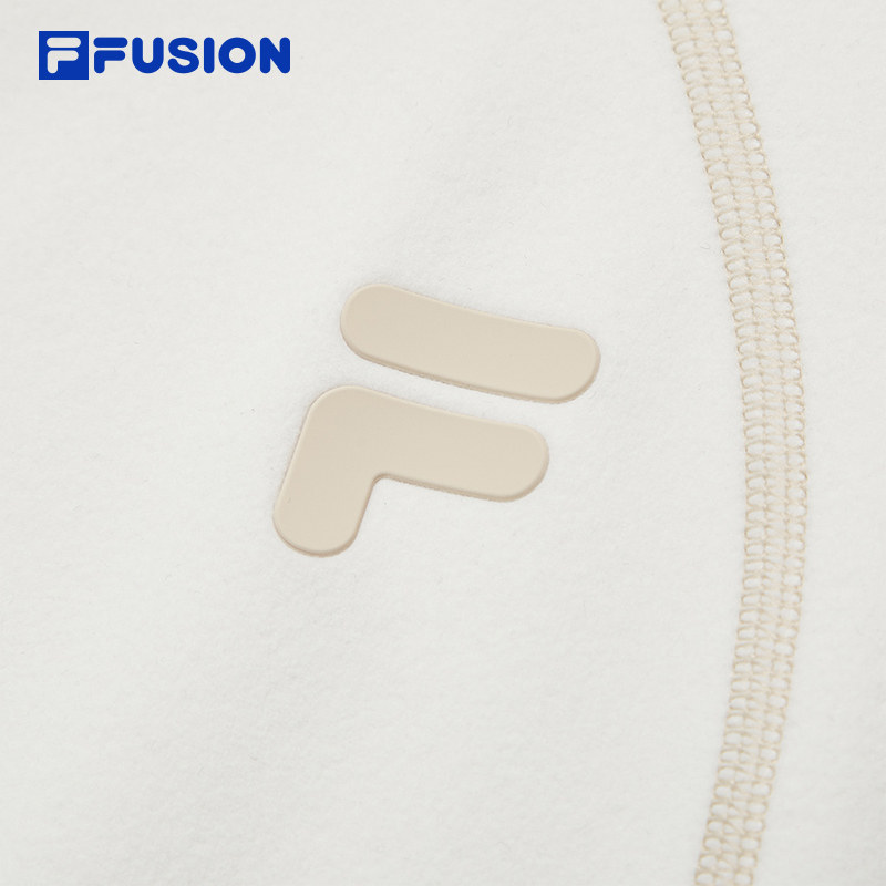 FILA FUSION斐乐潮牌女子套头卫衣2026春季新款休闲绒面针织上衣,淘宝优惠券,粉丝福利购,淘宝优惠卷
