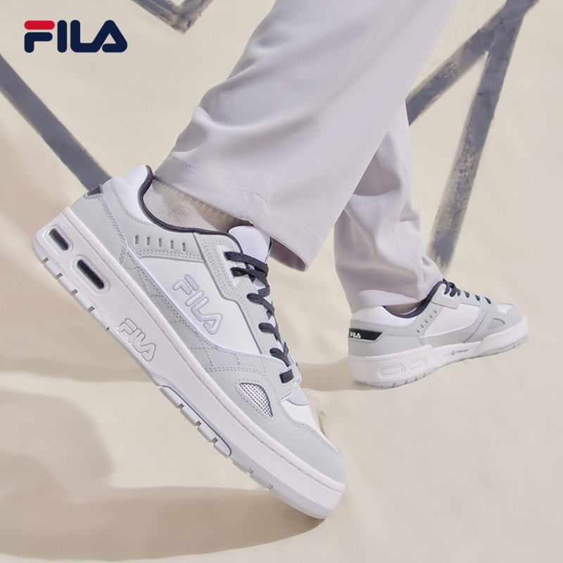 【张艺兴同款】FILA 斐乐官方男鞋板鞋时尚低帮休闲鞋低帮篮网鞋 - 图1