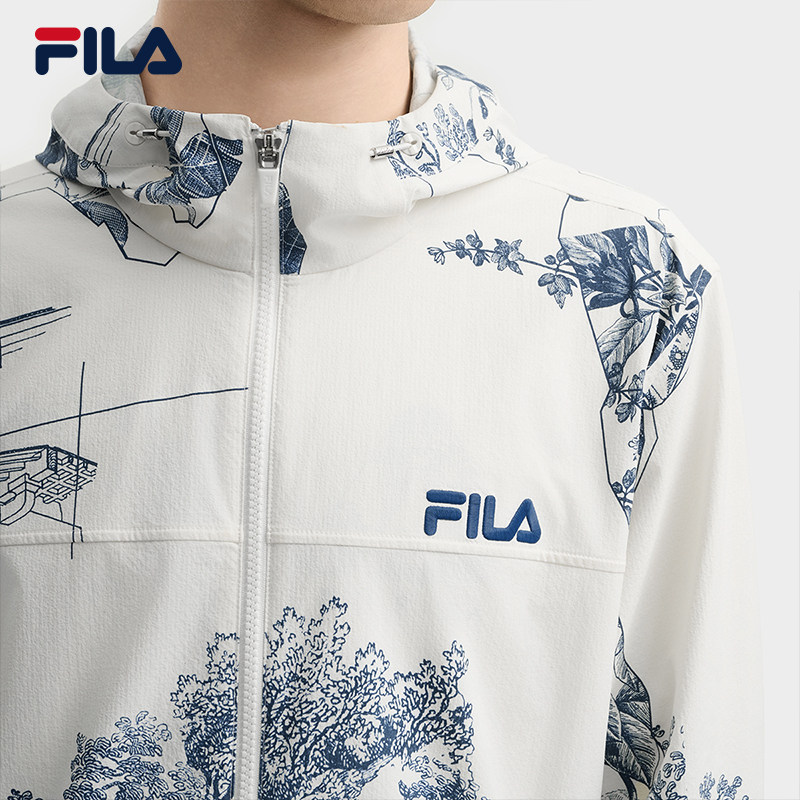 FILA 斐乐官方男士梭织外套2025秋新款时尚宽松熊猫印花连帽上衣,淘宝优惠券,粉丝福利购,淘宝优惠卷