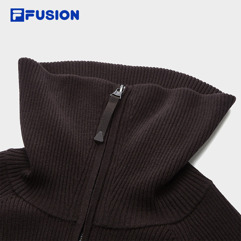 FILA FUSION斐乐潮牌女子编织衫2026春新款休闲紧身高领套头毛衣,淘宝优惠券,粉丝福利购,淘宝优惠卷