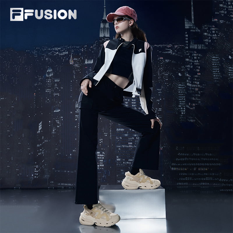 FILA FUSION斐乐官方潮牌铠甲鞋老爹鞋女鞋厚底鞋子休闲运动鞋