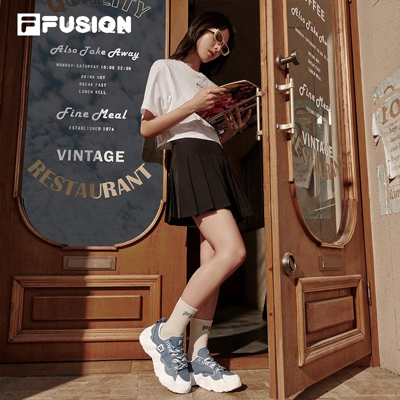 fila fusion斐乐海星潮牌2023女鞋 FILA帆布鞋