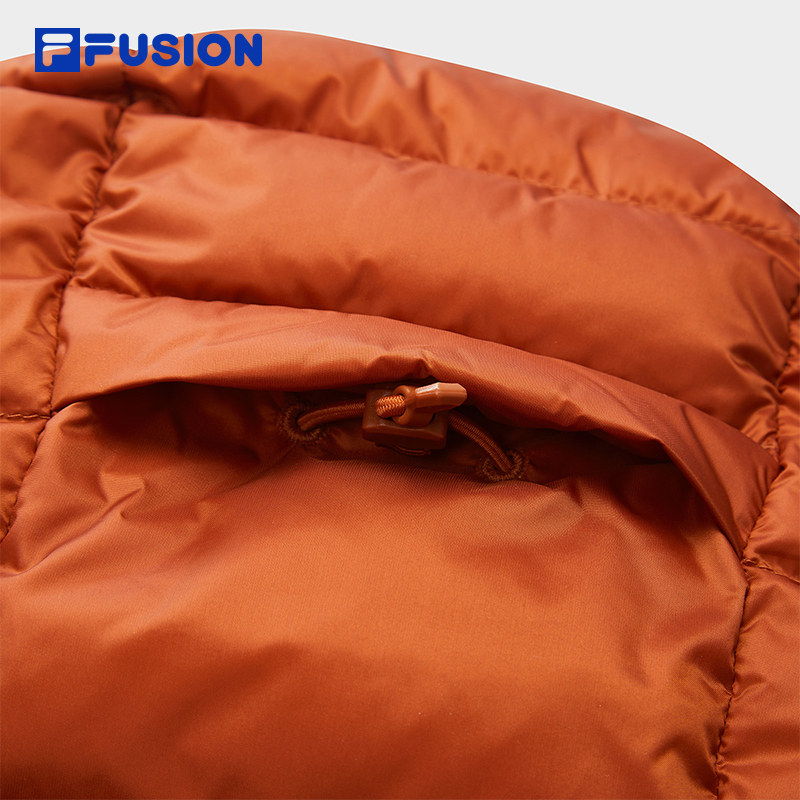 FILA FUSION斐乐潮牌鹅绒羽绒服女2025冬季新款宽松保暖连帽外套,淘宝优惠券,粉丝福利购,淘宝优惠卷