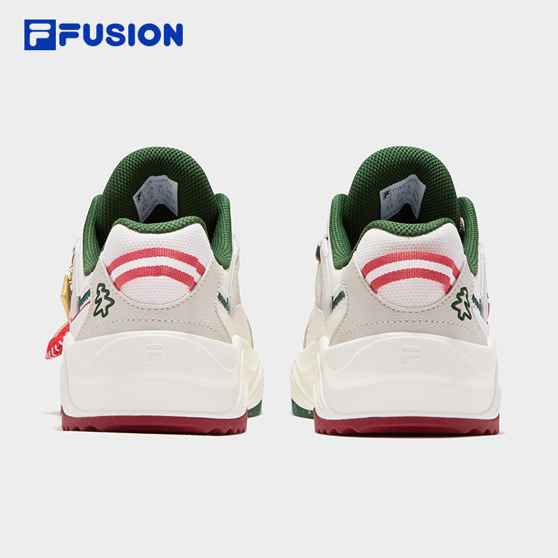 旋律鞋 圣诞版丨FILA FUSION斐乐潮牌情侣板鞋2026春季新款休闲鞋,淘宝优惠券,粉丝福利购,淘宝优惠卷