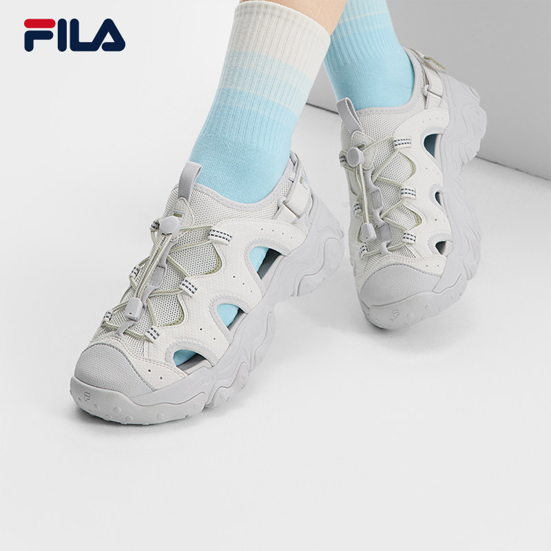 FILA斐乐猫爪凉鞋女鞋2024夏季新款溯溪鞋沙滩鞋凉拖老爹鞋玛丽珍