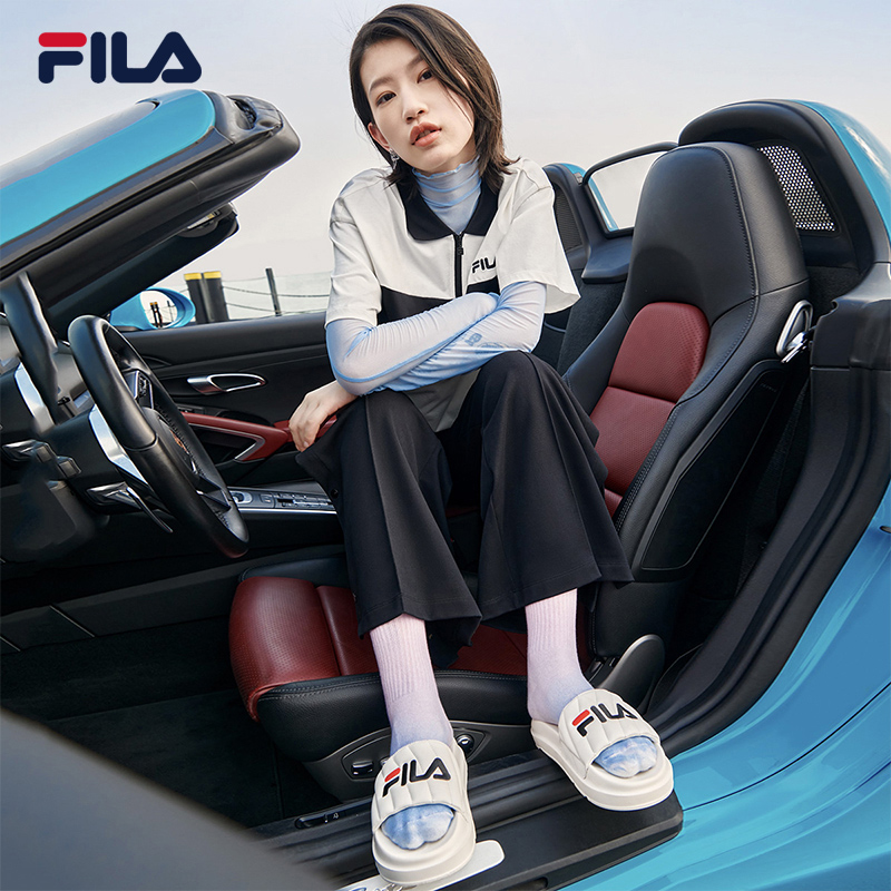 FILA 斐乐官方女鞋运动鞋拖鞋夏季厚底休闲凉拖沙滩鞋漂流船鞋子 - 图2