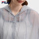 FILA official women's suit 2026 summer hooded top coat sun protection clothing casual three-quarter pants