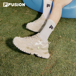 硬糖丨FILA FUSION 斐乐女鞋老爹鞋增高厚底女士夏季休闲运动鞋子
