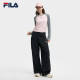FILA slim fit raglan sleeve drawstring long sleeve T-shirt