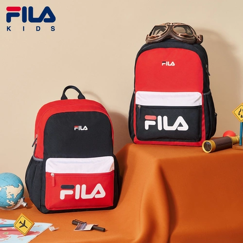 Fila Kids Feile Детская плита для мальчиков и девочек с рюкзаком для начальных школ одна, две, две сумки с легкой одеждой