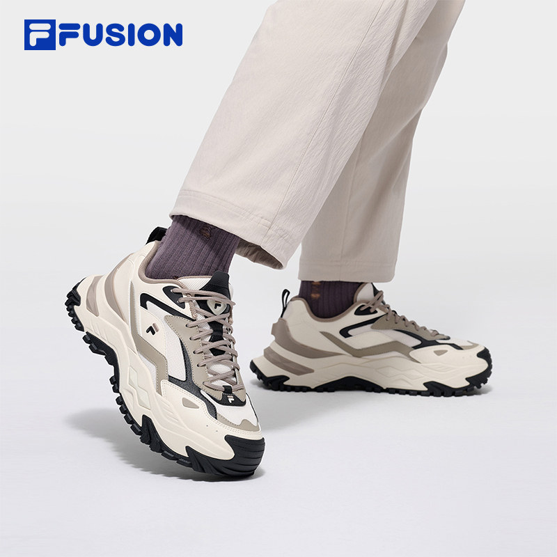 硬糖丨FILA FUSION斐乐潮牌男鞋厚底增高鞋2026春季新款老爹鞋男