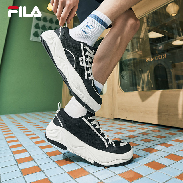 ເກີບຜ້າໃບແຟຊັ່ນ Retro ຂອງຄູ່ຮັກ FILA